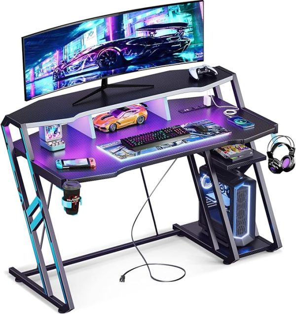 Gaming Desk with Lights